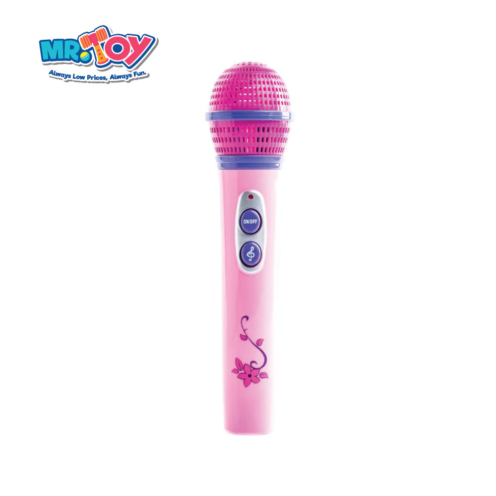(MR.TOY) 12 Melodies Funny Microphone with Stand Holder Playset Toy - Image 3