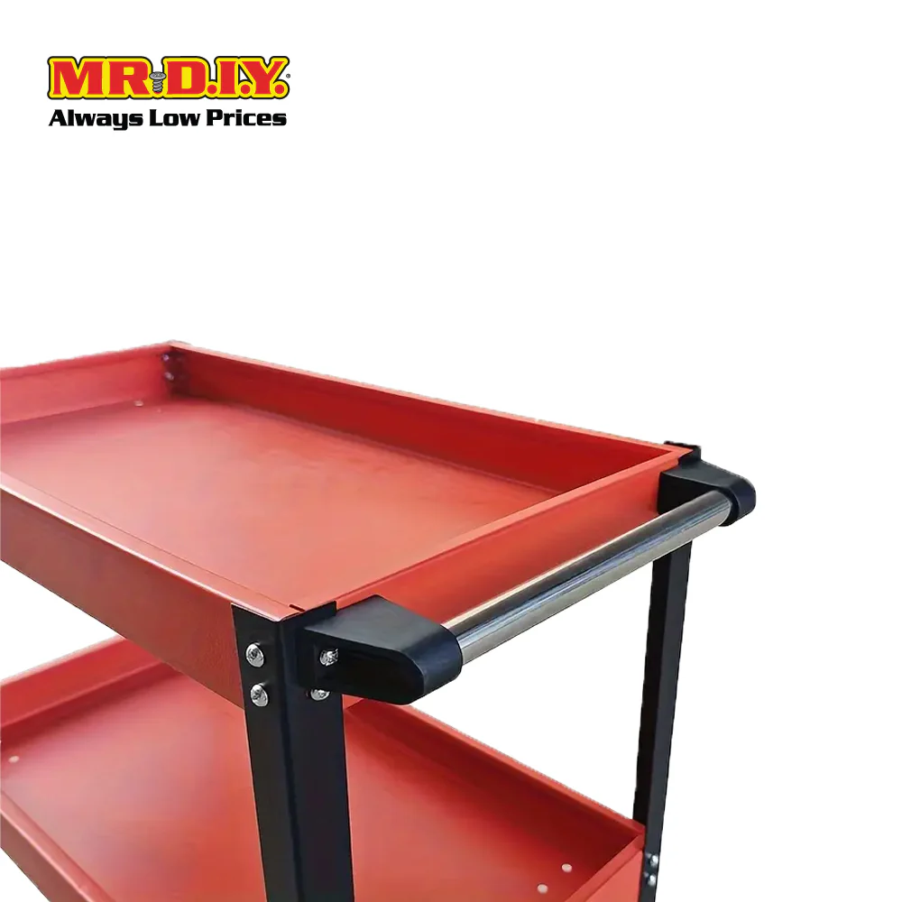 (MR.DIY) 3-Tier Multifunction Heavy-Duty Workshop Trolley Rack With Plastic Wheels - Image 3