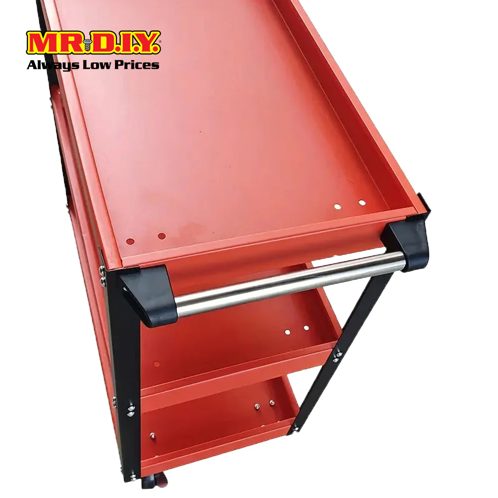 (MR.DIY) 3-Tier Multifunction Heavy-Duty Workshop Trolley Rack With Plastic Wheels - Image 4