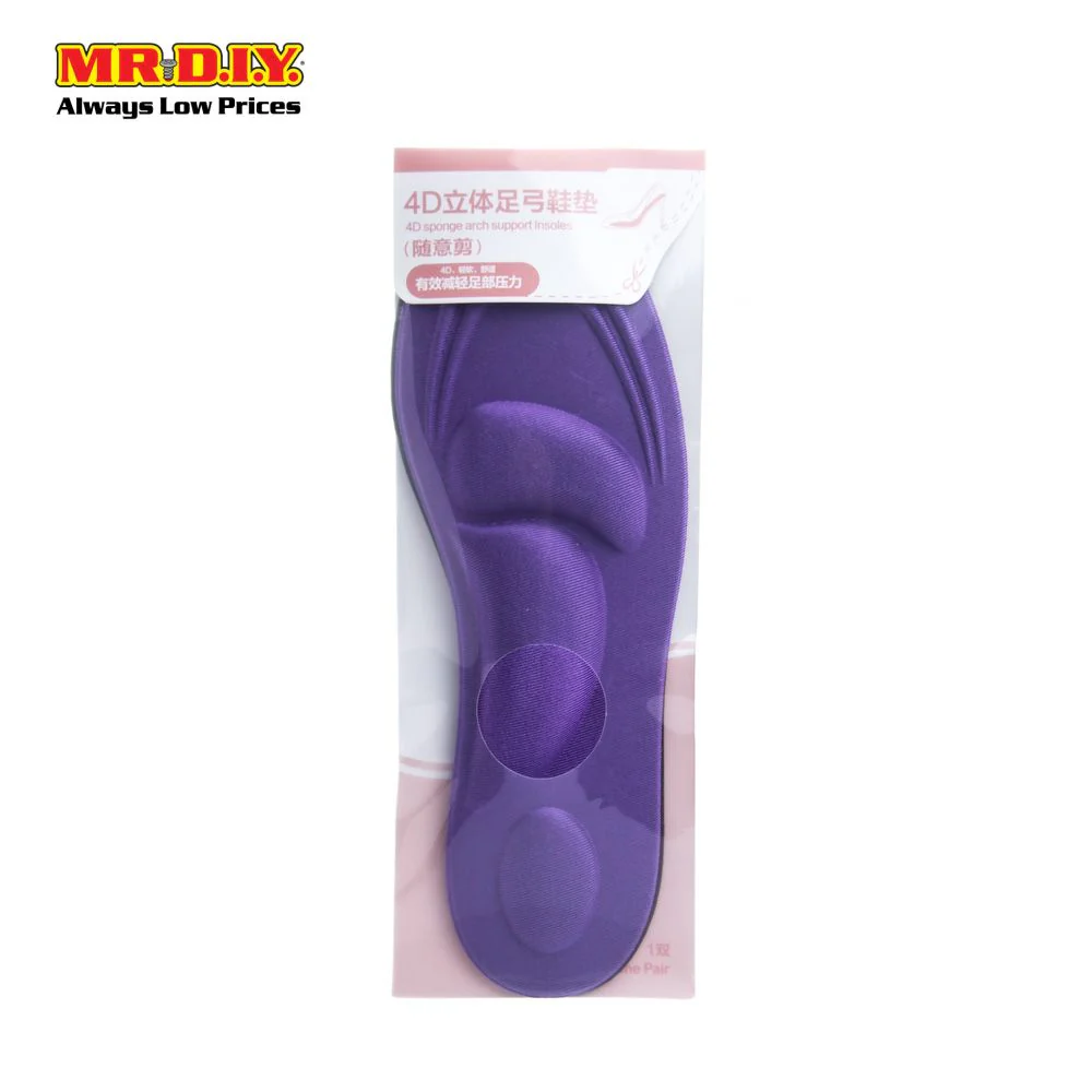 4D Sponge Ladies Arch Support Insole - Image 3
