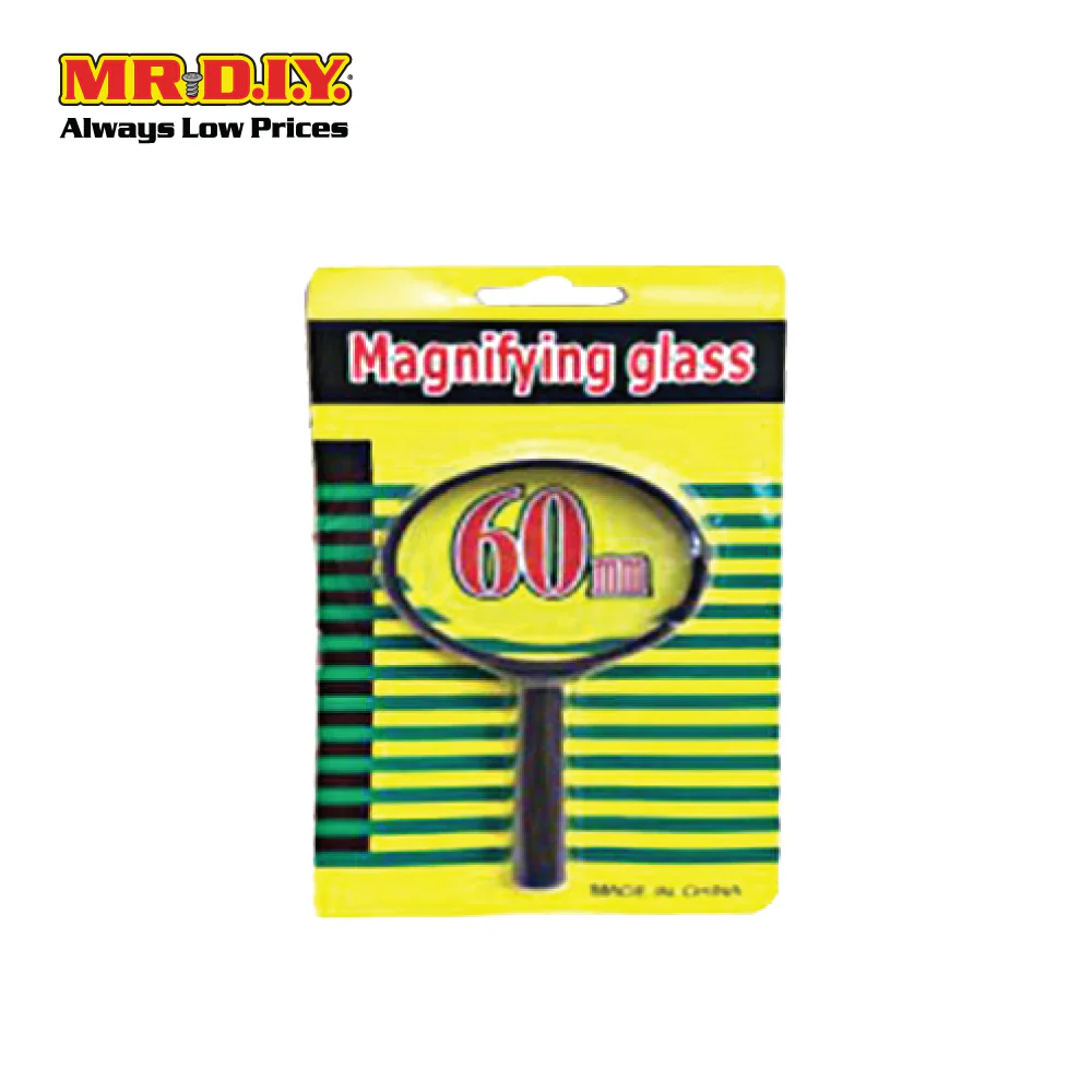 60MM Black Portable Magnifying Glass Magnifier For Reading - Image 2