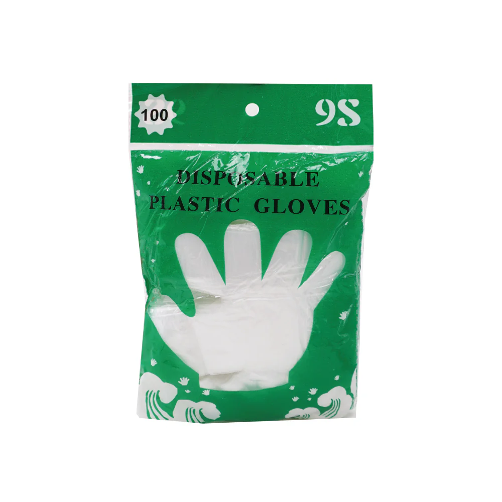 9S Disposable Plastic Gloves (100pcs) - Image 4