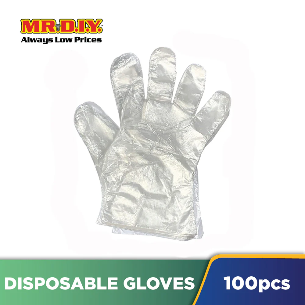 9S Disposable Plastic Gloves (100pcs) - Image 5