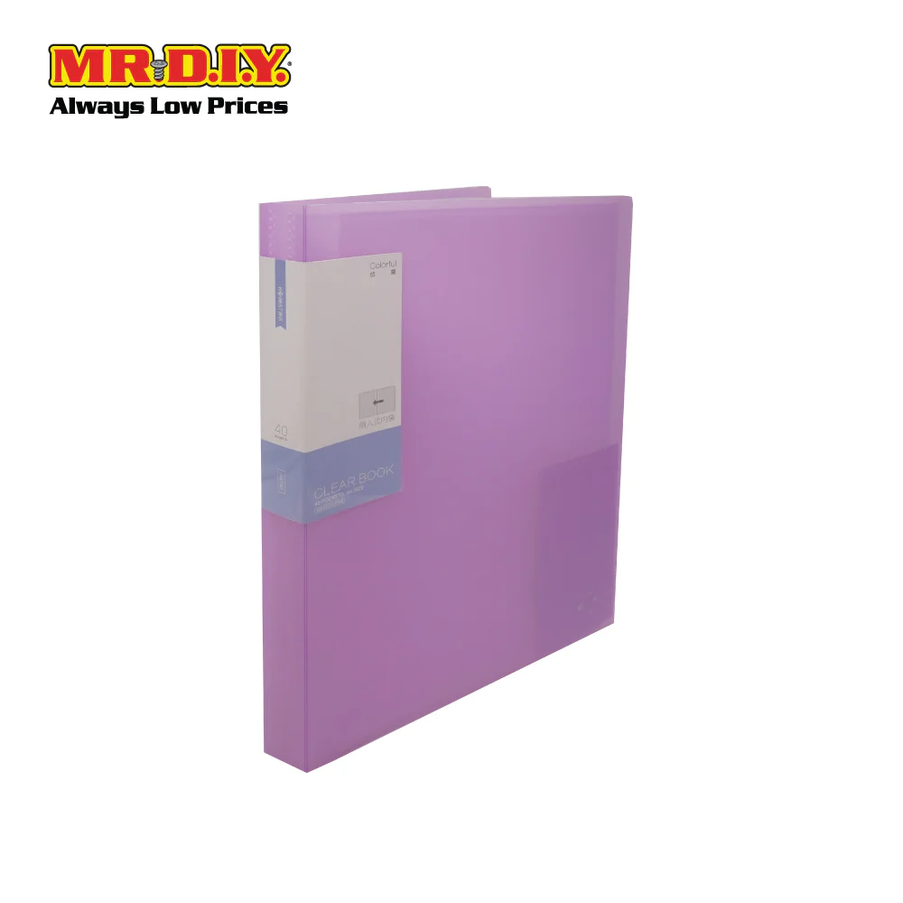 (MR.DIY) Portable Plastic A4 Book Document File Folder Organizer Transparent (31 x 23cm) (20 Sheets) - Image 7