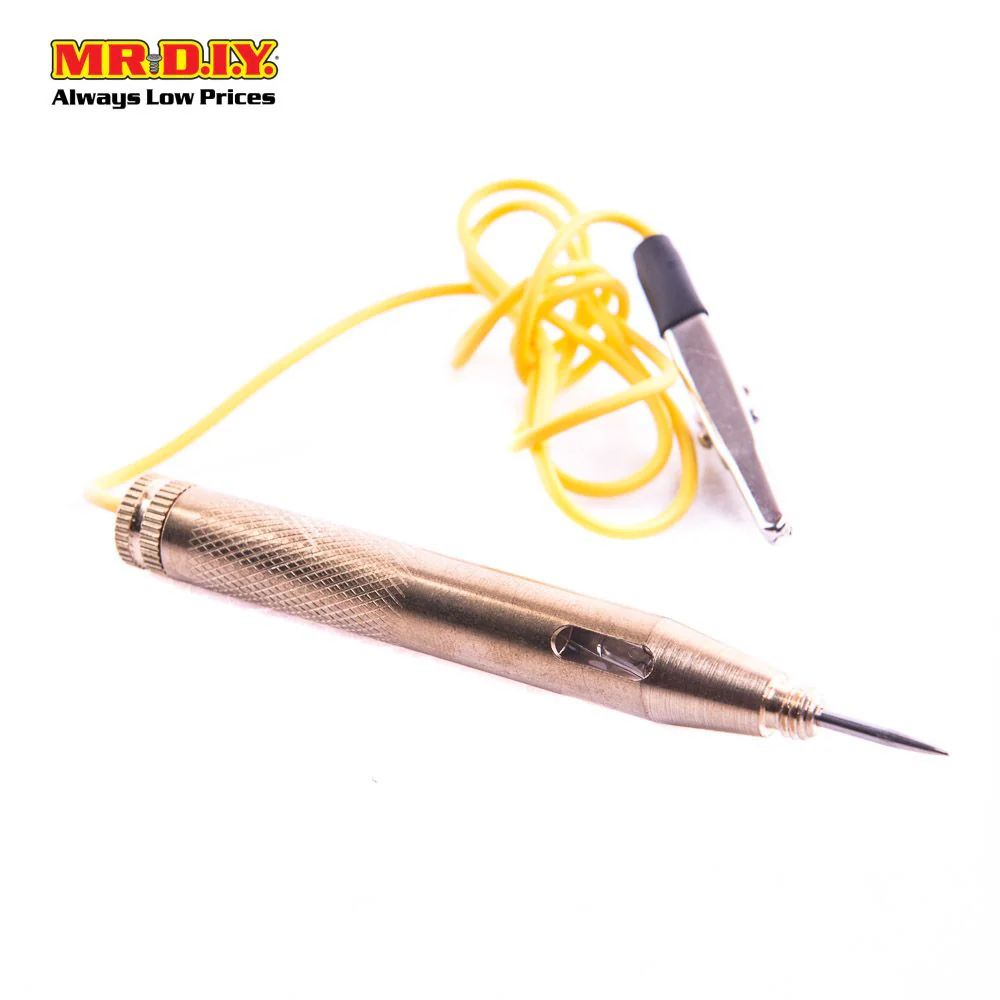 (MR.DIY) Electric Lamp Car Line Circuit Light Circuit Tester Voltage Test Pen 6-24V (1 Set)
