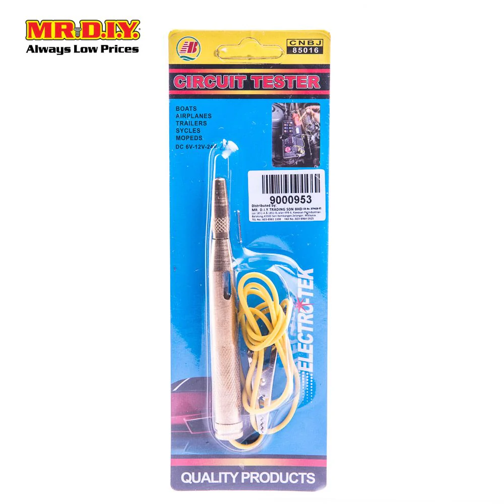 (MR.DIY) Electric Lamp Car Line Circuit Light Circuit Tester Voltage Test Pen 6-24V (1 Set) - Image 2