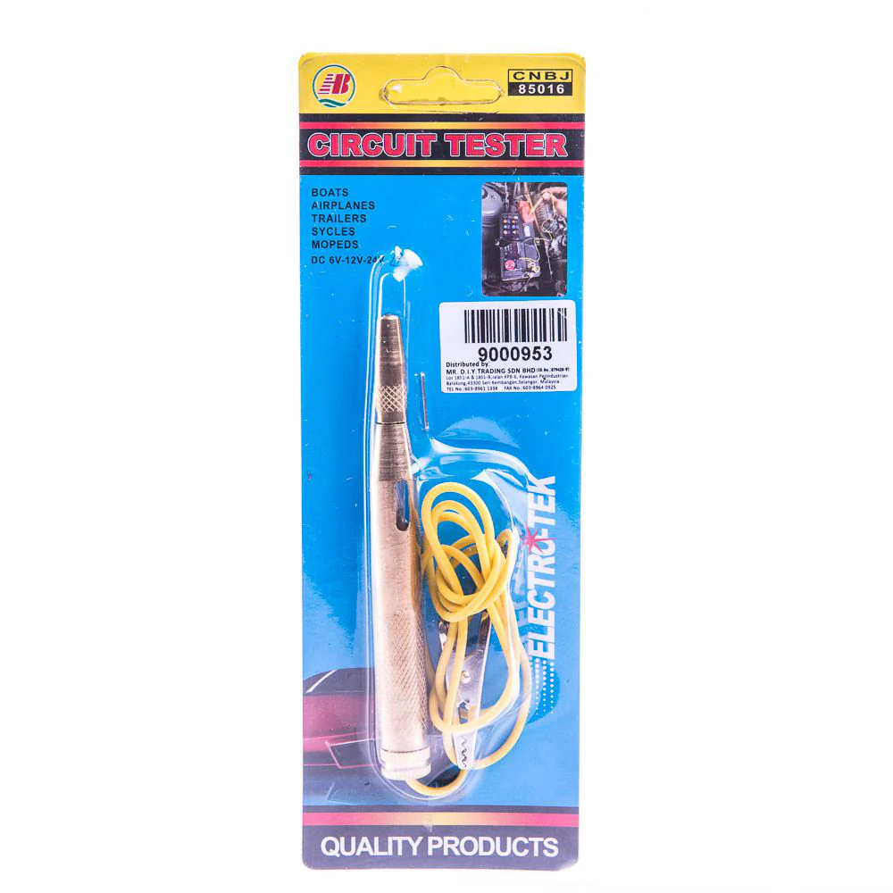 (MR.DIY) Electric Lamp Car Line Circuit Light Circuit Tester Voltage Test Pen 6-24V (1 Set) - Image 4