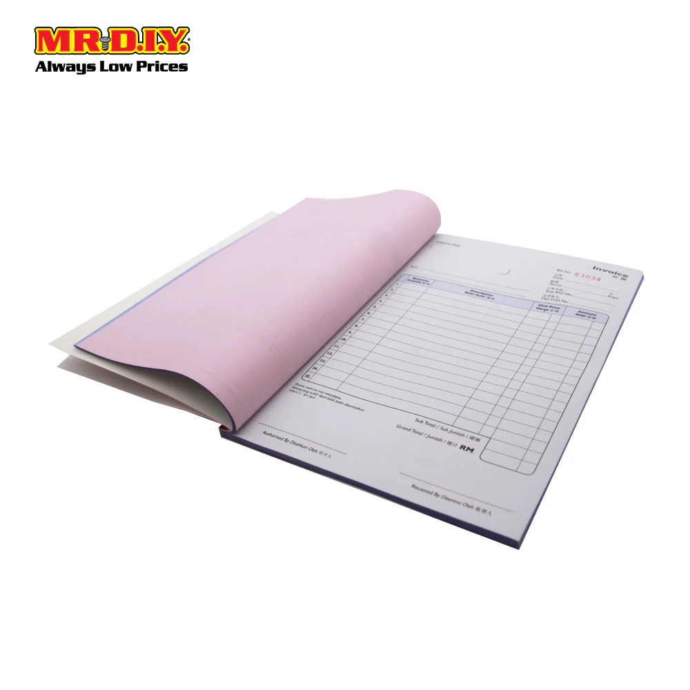Academy Gold INV NCR Invoice Book with Numbering - Image 2