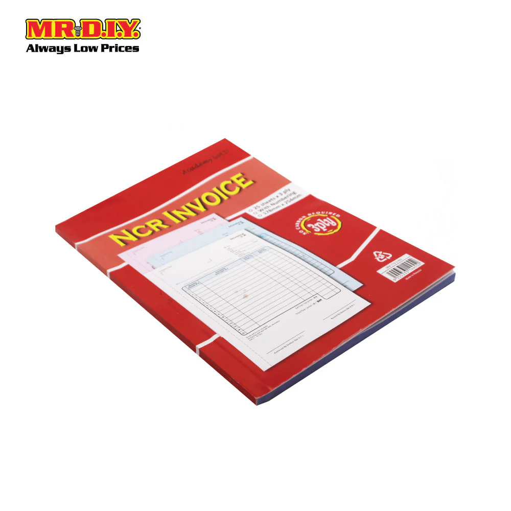 Academy Gold INV NCR Invoice Book with Numbering - Image 3
