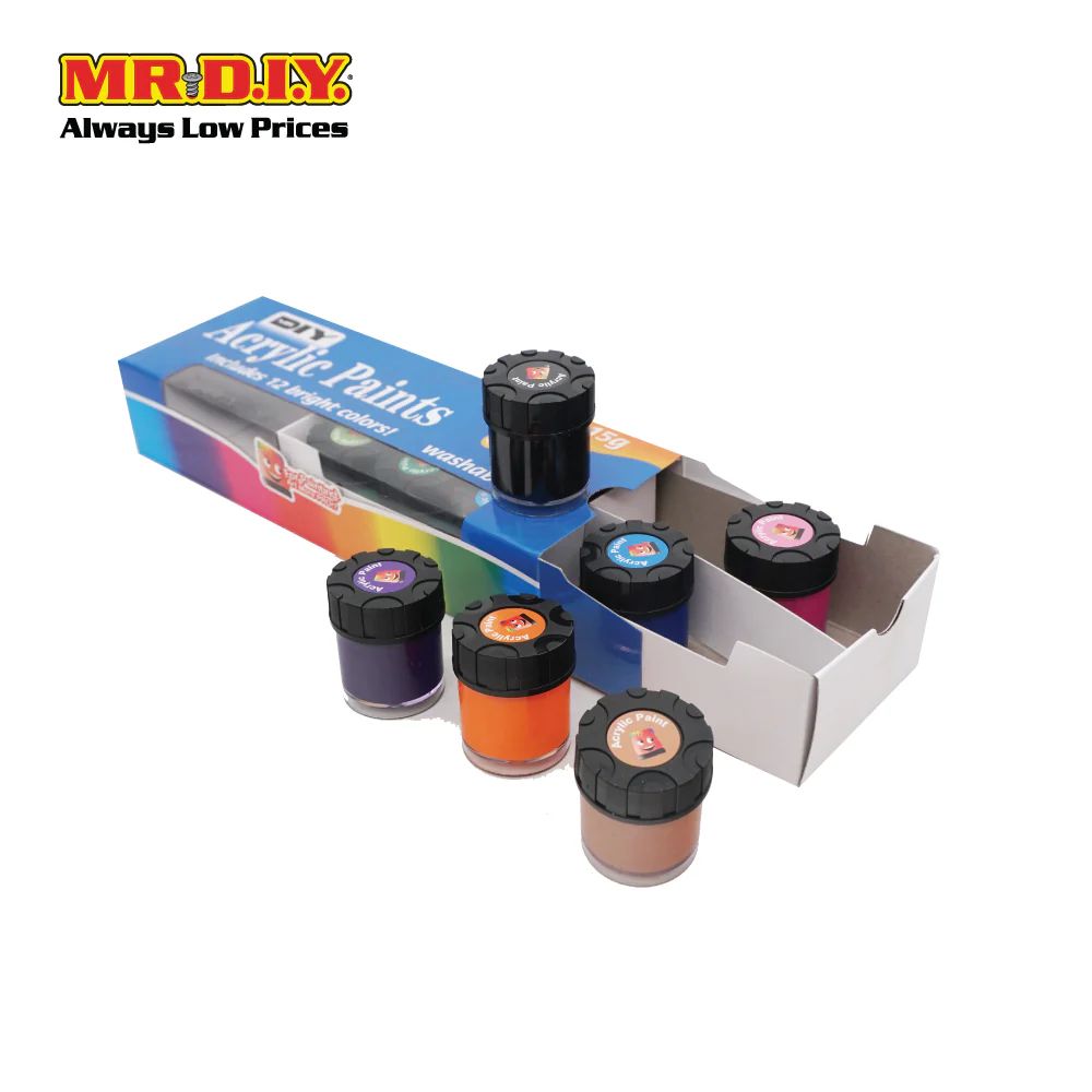 (MR.DIY) Acrylic Paints (12 pieces) - Image 2