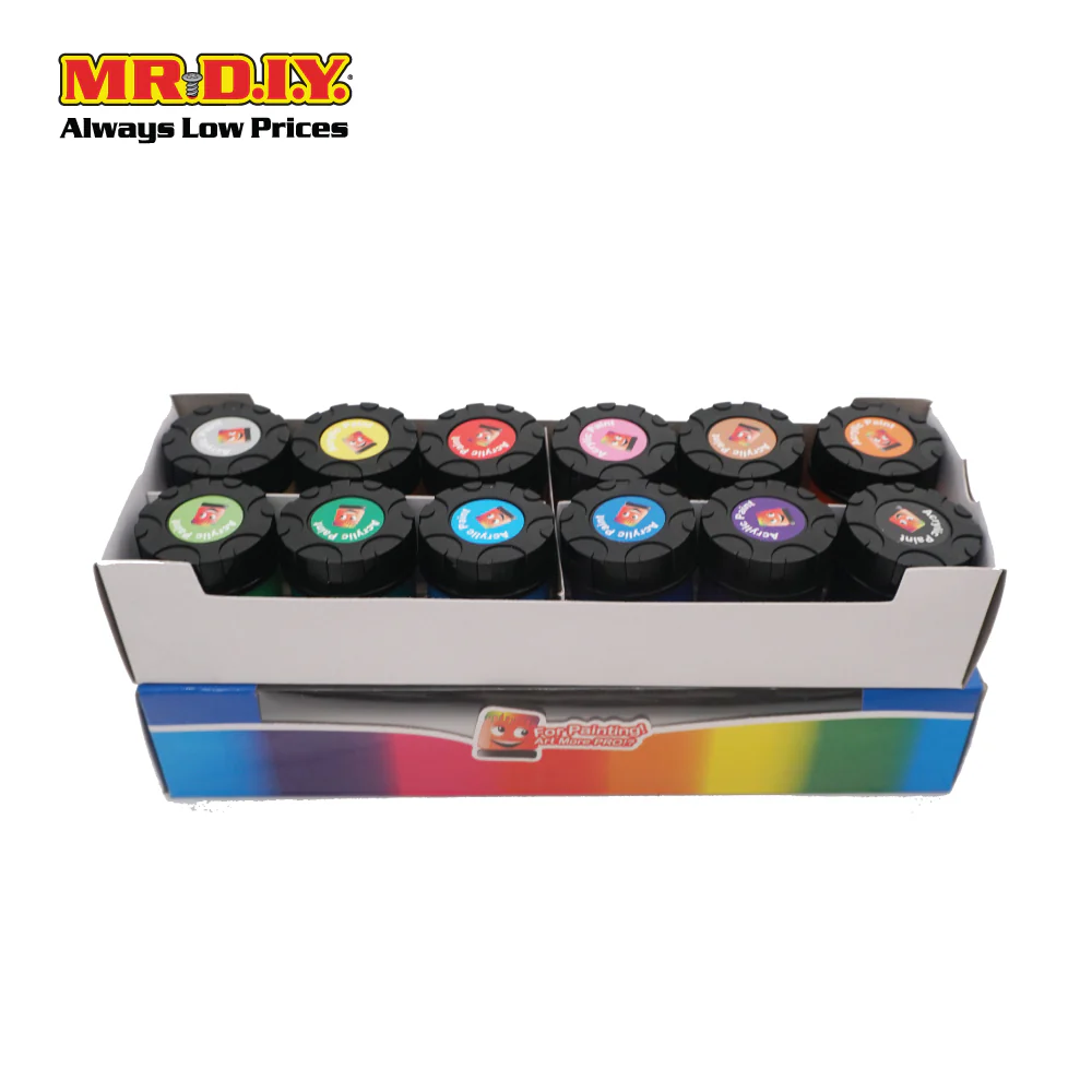(MR.DIY) Acrylic Paints (12 pieces) - Image 3