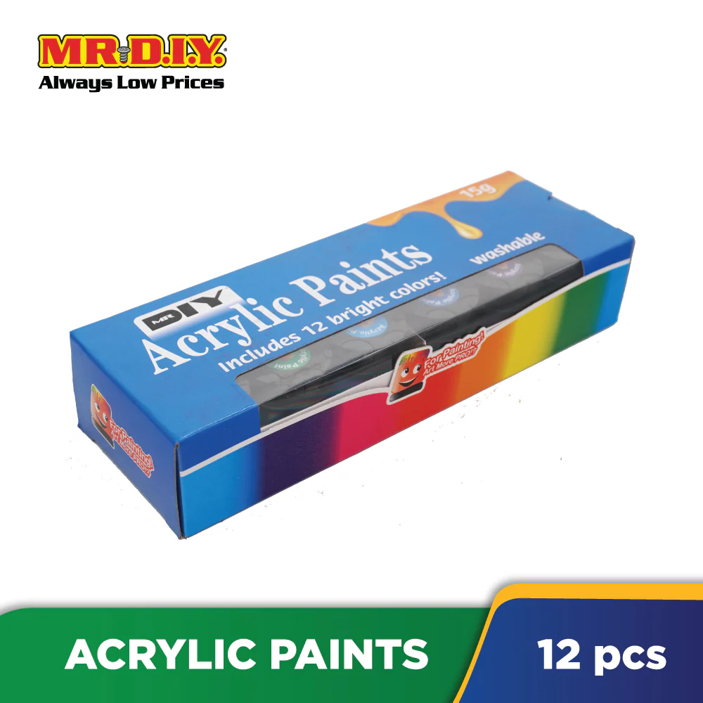 (MR.DIY) Acrylic Paints (12 pieces) - Image 5