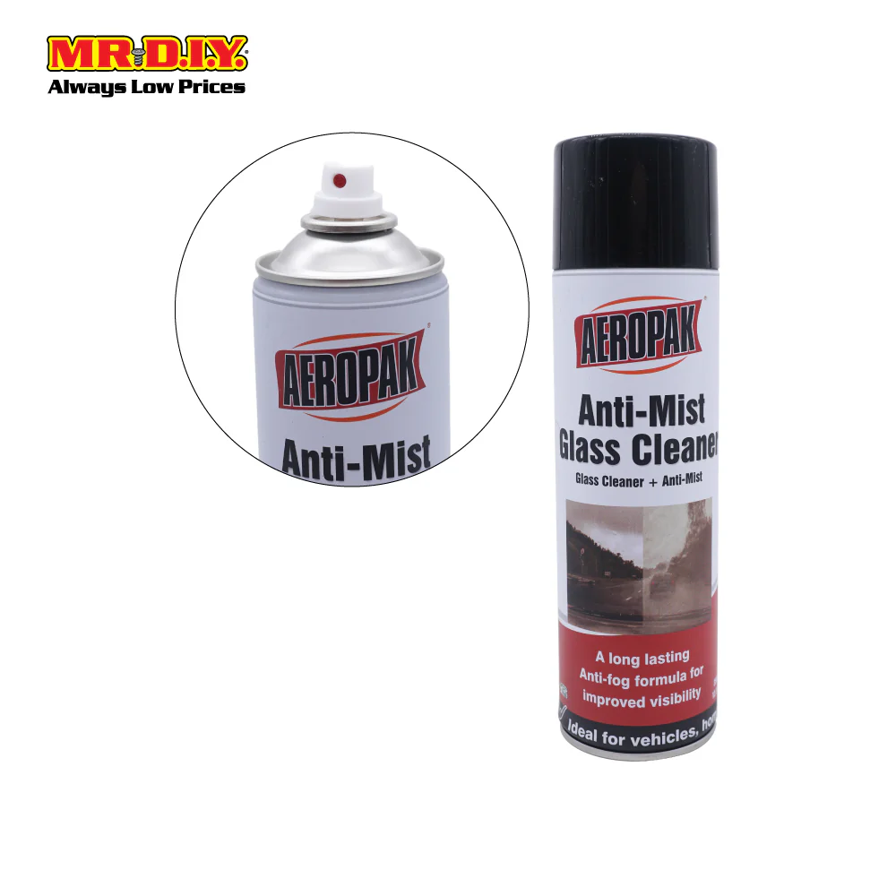 AEROPAK Anti-Mist Glass Spray Cleaner - Image 2