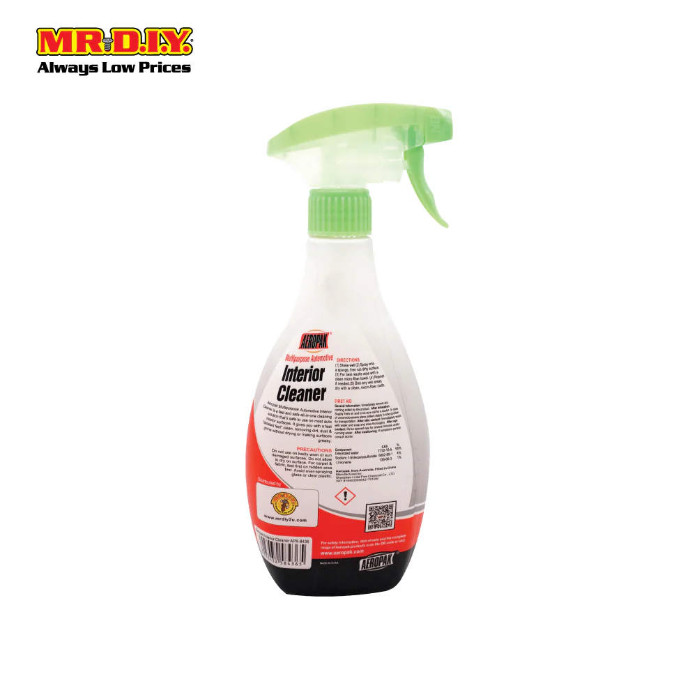 AEROPAK Multipurpose Automotive Car Interior Spray Cleaner - Image 3