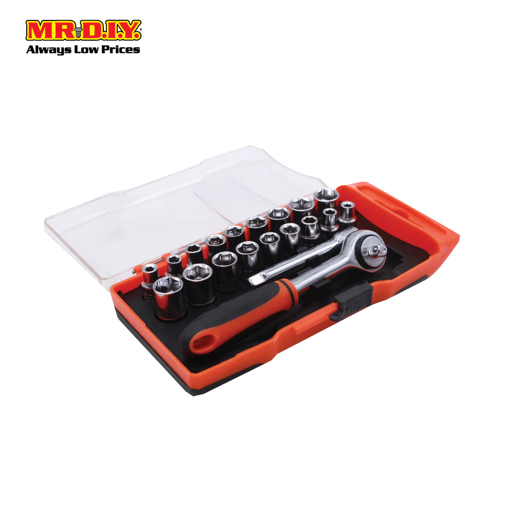(MR.DIY) AGASS Heavy Duty Socket Wrench Set (20pcs) - Image 2