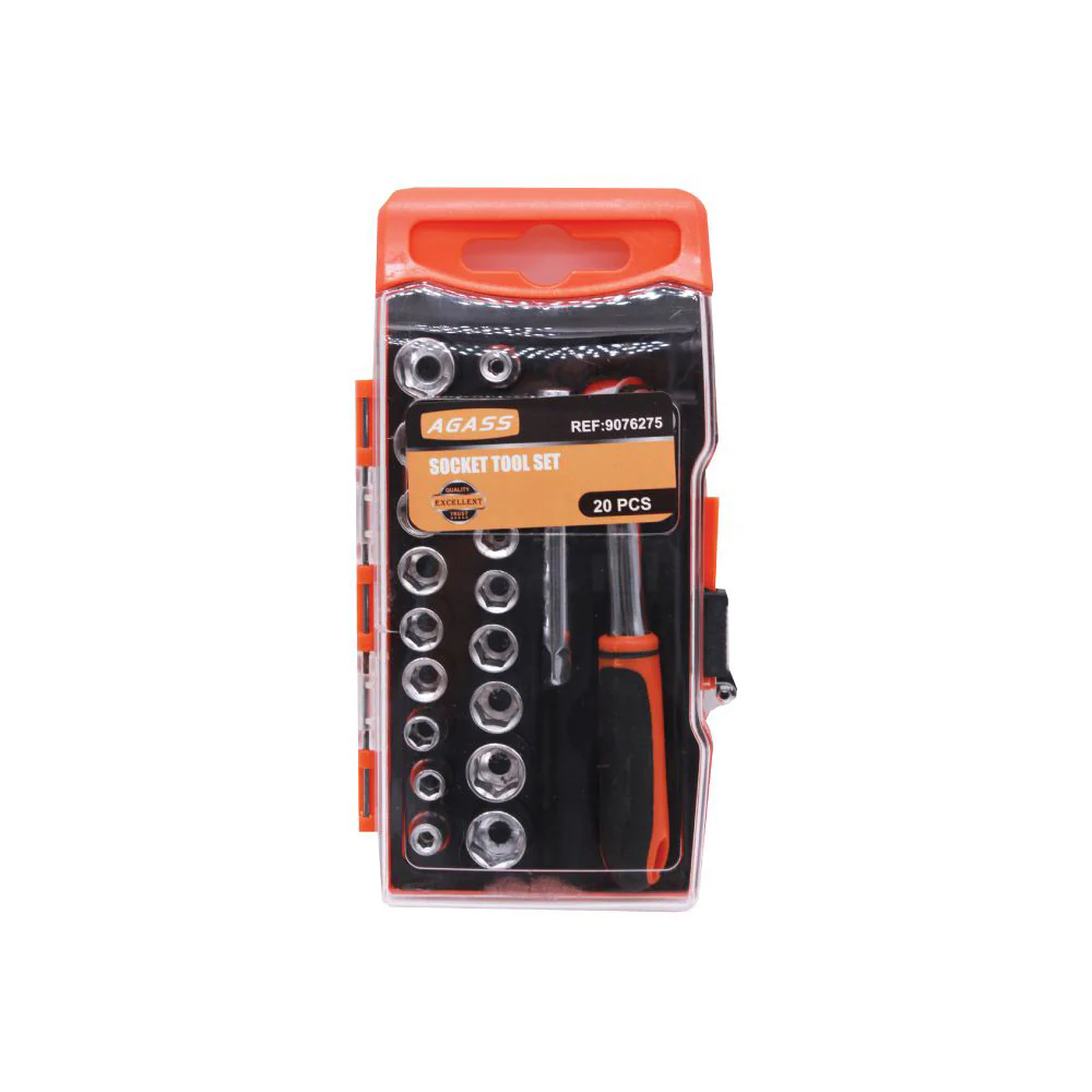 (MR.DIY) AGASS Heavy Duty Socket Wrench Set (20pcs) - Image 3