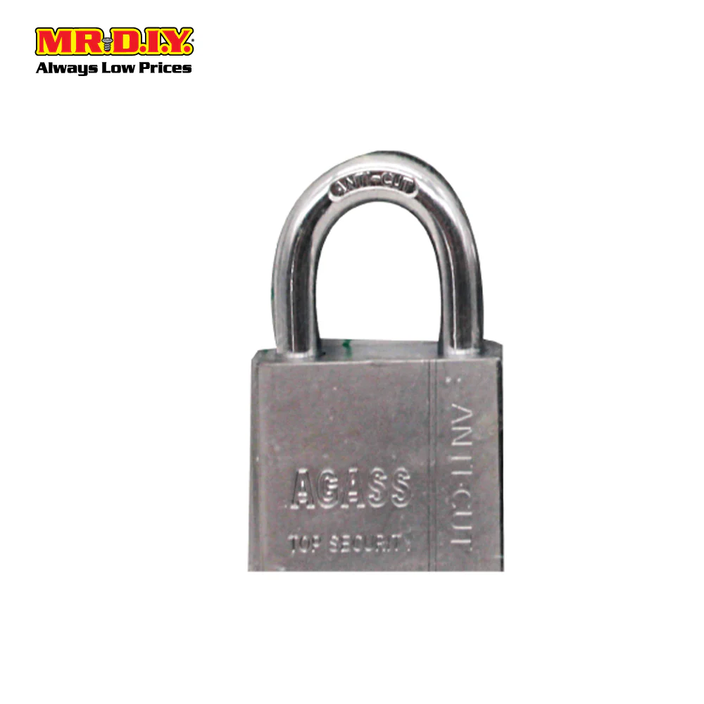 AGASS Top Security Anti-Cut Padlock 90350 (50mm x3) - Image 3