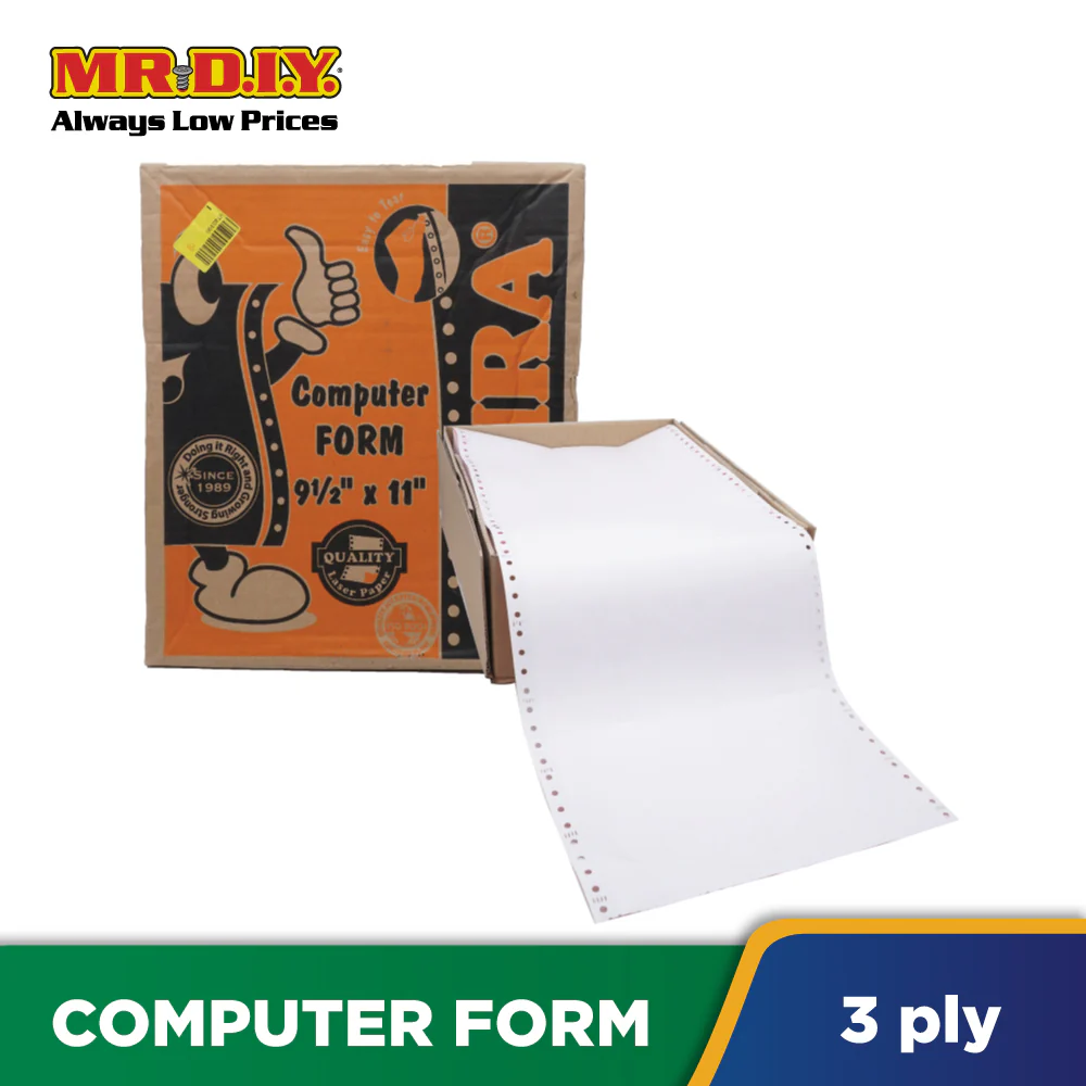 AKIRA 3 Ply 2UP NCR Colour Computer Form (300 Sheets) - Image 2