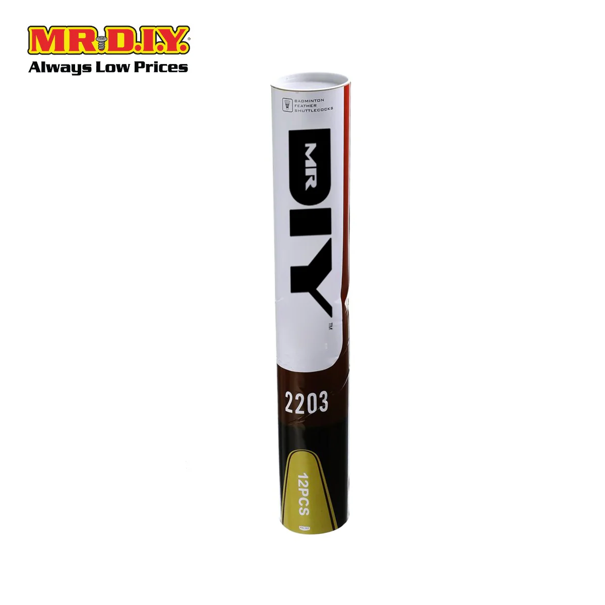 (MR.DIY) Badminton Feather Shuttlecock 2203 (12pcs) - Image 4