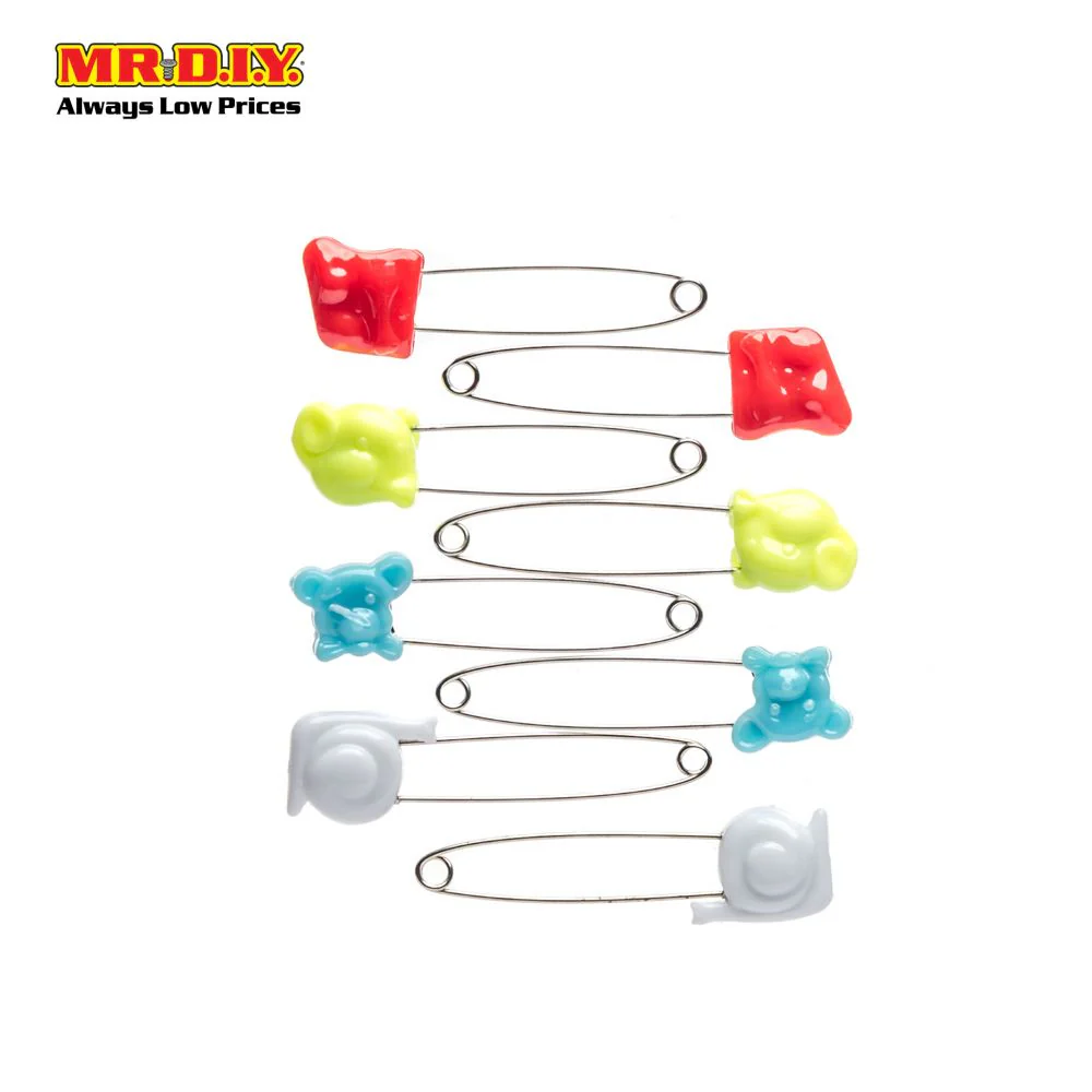 APPLE Animals Plastic Cap Pin (6pcs) - Image 2