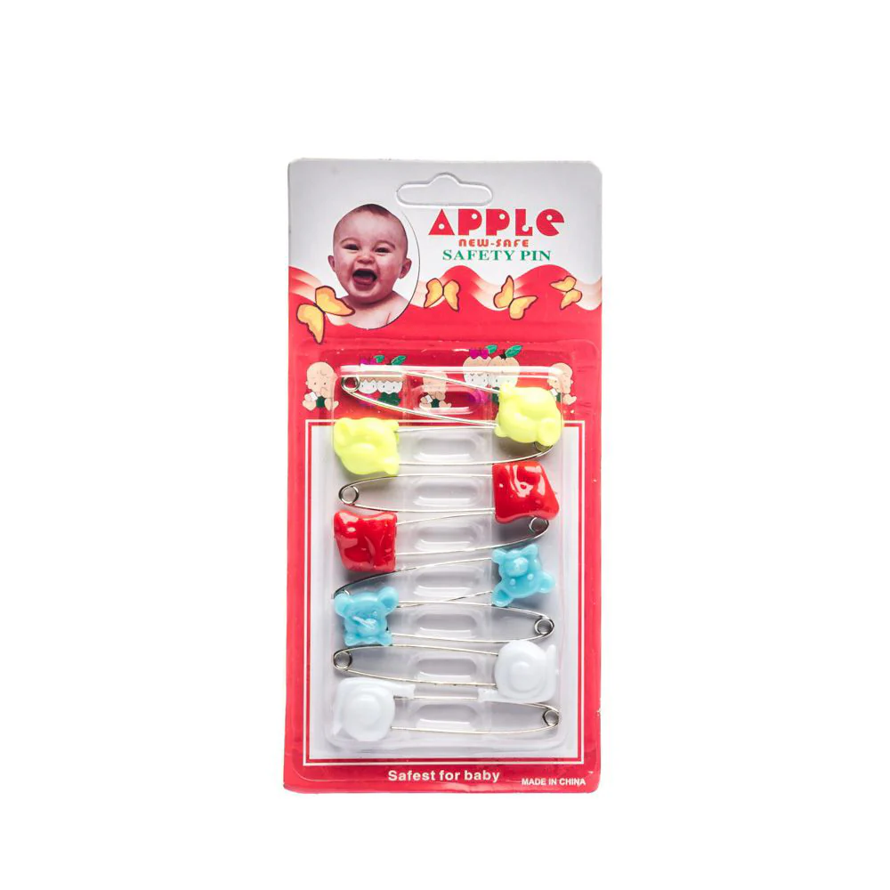 APPLE Animals Plastic Cap Pin (6pcs) - Image 4