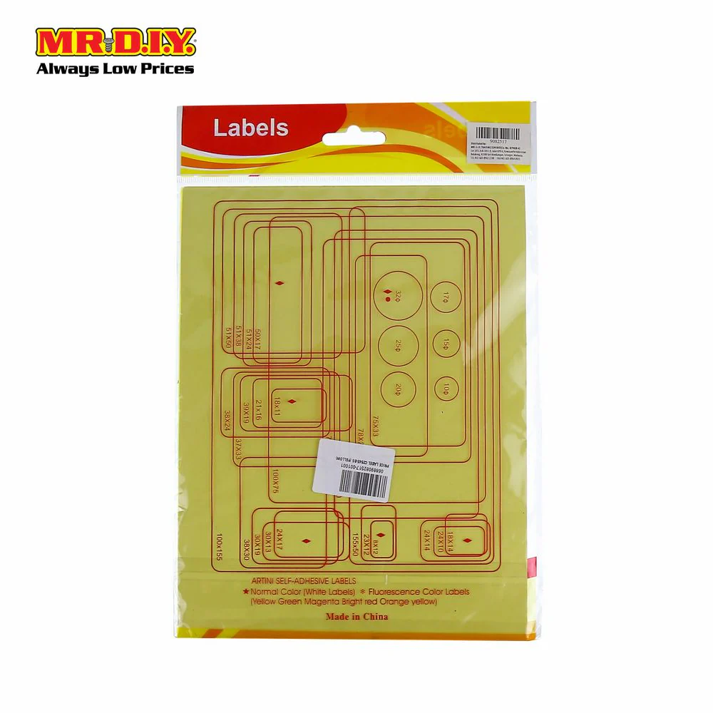ARTINI Self-Adhesive Price Labels (8 pcs) - Image 3