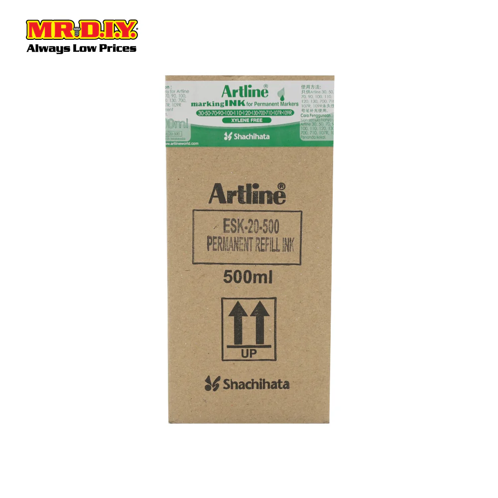 (MR.DIY) Artline Permanent Marker Refill (500ml) - Image 2