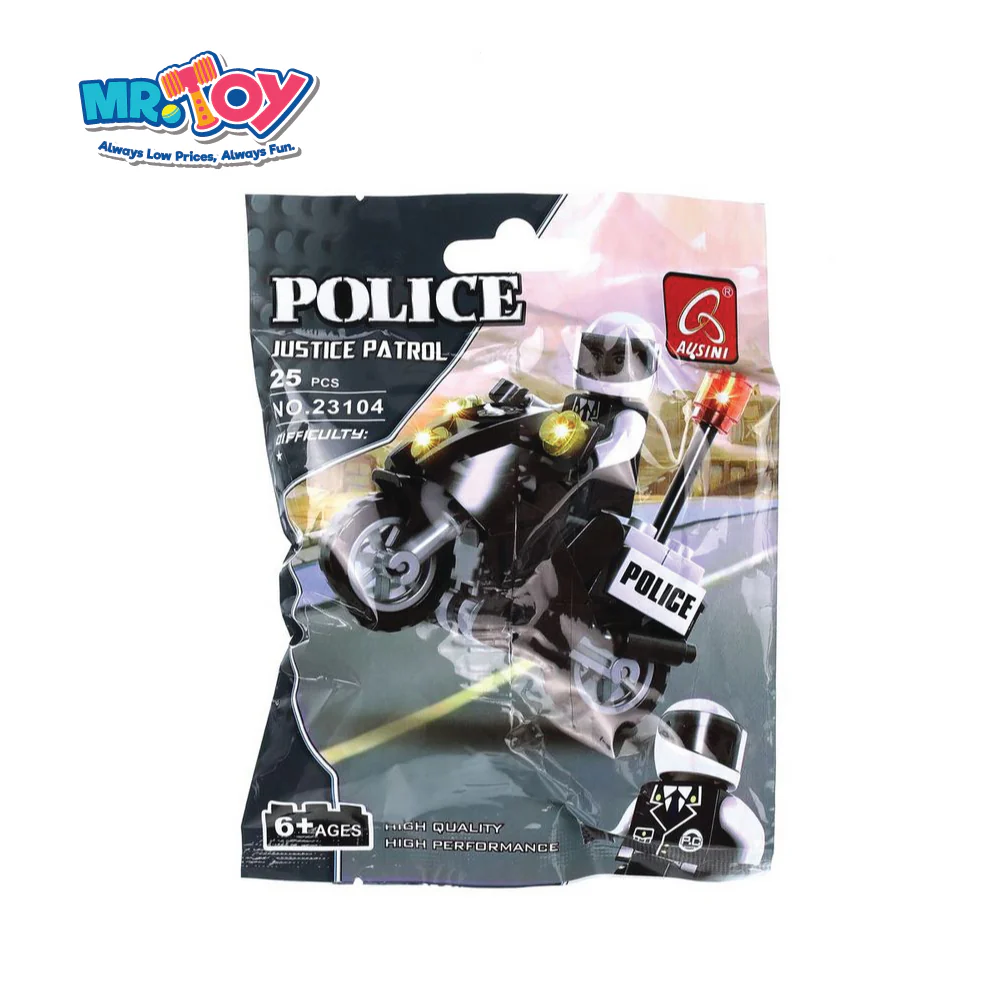 AUSINI Police-Justice Patrol Building Block 25pcs 23104 - Image 2