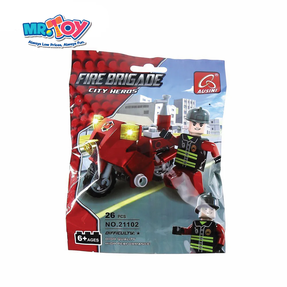 (MR. DIY) AUSINI Fire Brigade City Heros Block Set - Image 4