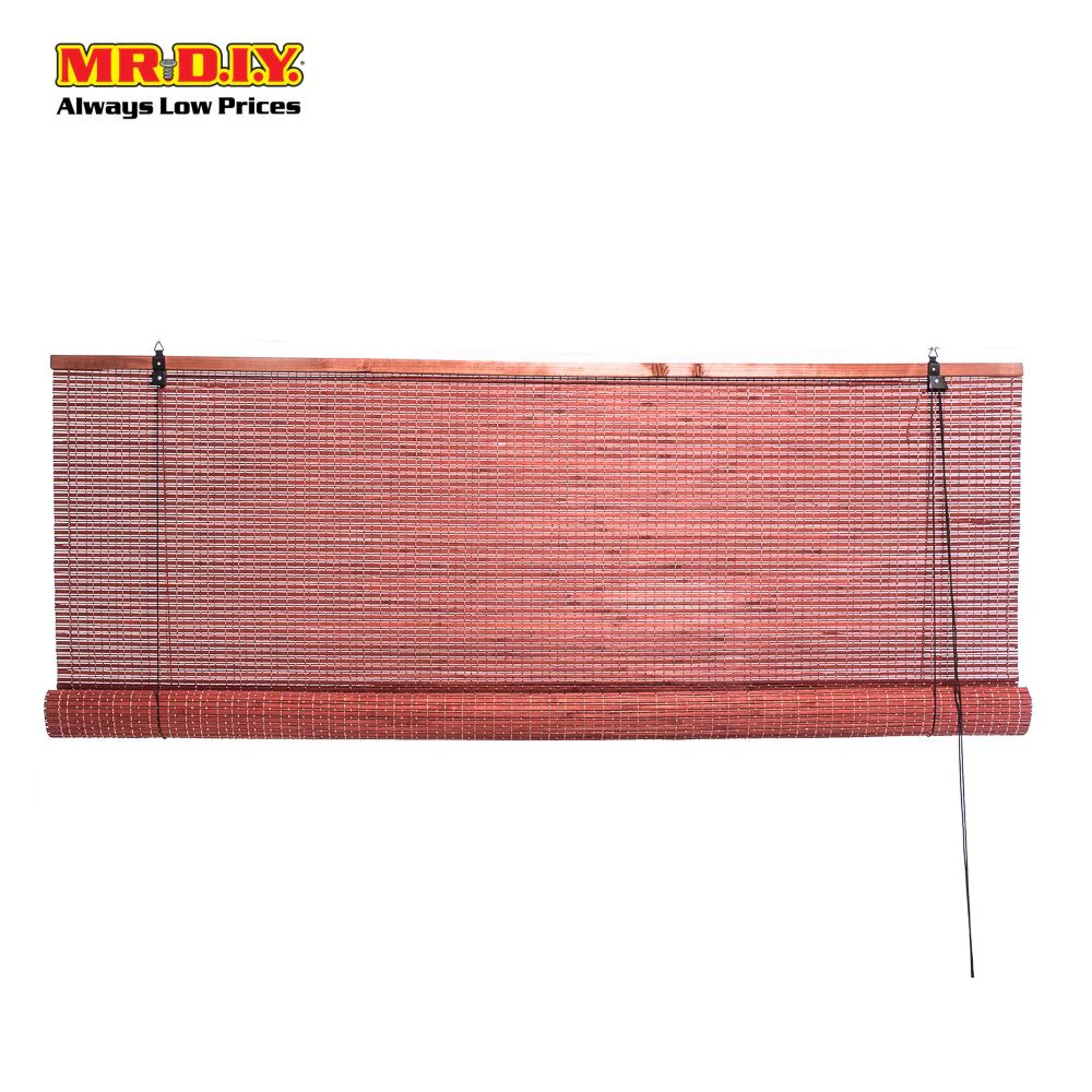 (MR.DIY) Natural Bamboo Roll-Up Blinds (150 x 180cm) - Image 2