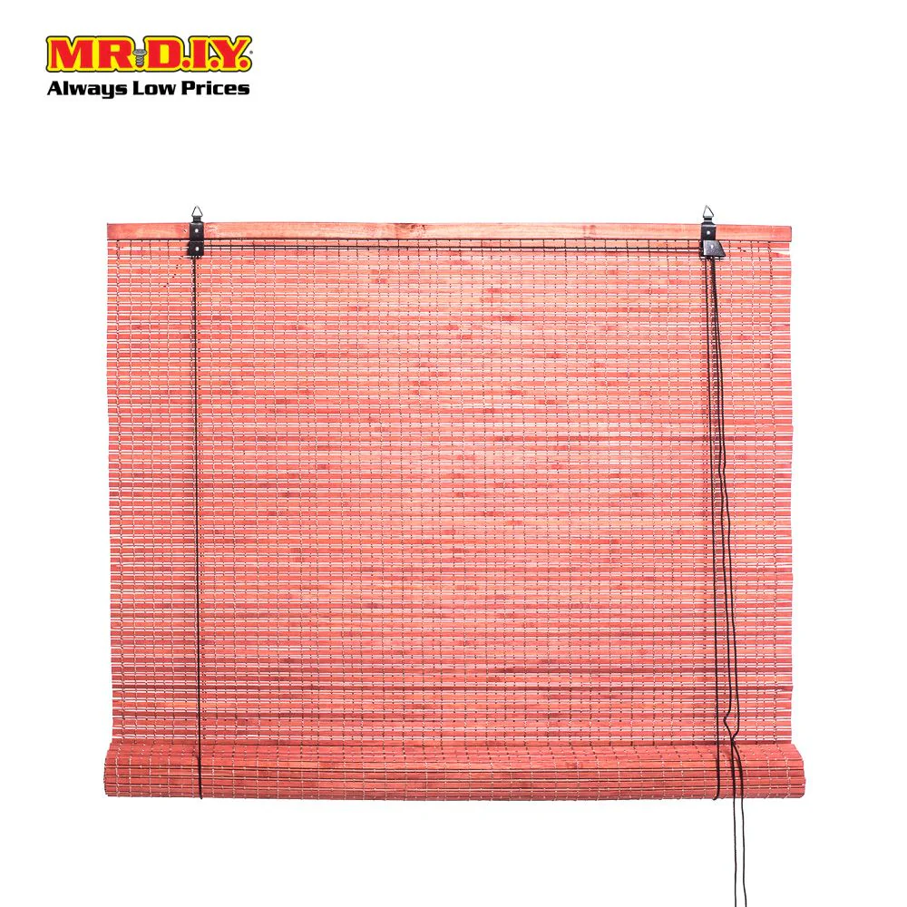 (MR.DIY) Natural Bamboo Roll-Up Blinds (90x50cm) - Image 3