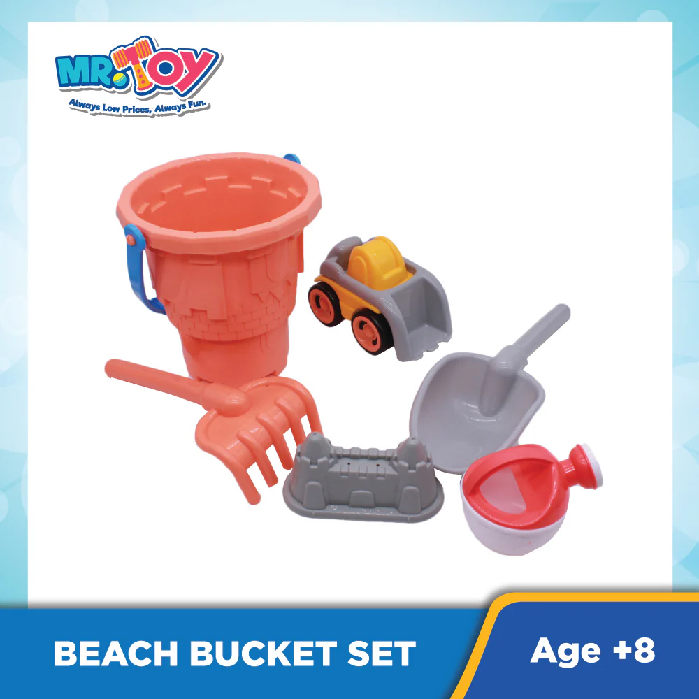Beach Bucket Toy Set (6 Pcs) - Image 2