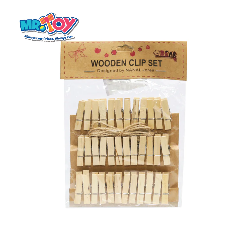 BEAR Multi-Purpose Wooden Clip Set - Image 4