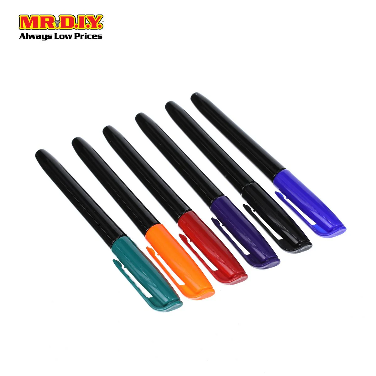 (MR.DIY) Beifa Permanent Marker (6Pcs) - Image 3