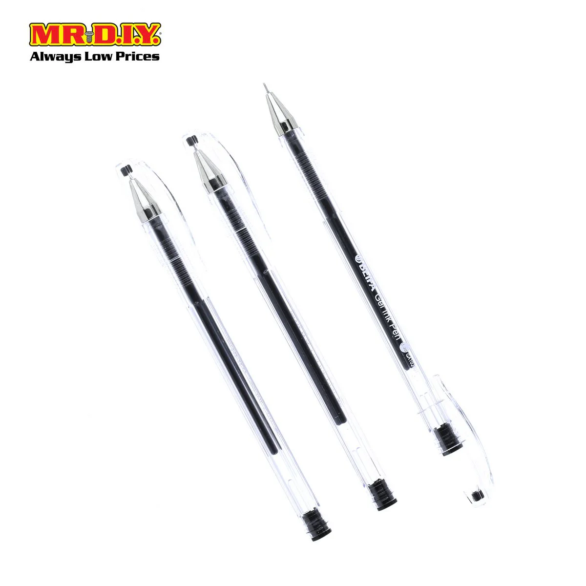 (MR.DIY) Beifa Gel Ink Pen 0.38mm (3Pcs) - Image 3
