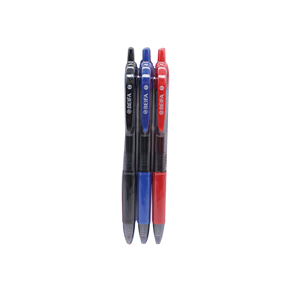 (MR.DIY) Beifa Gel Ink Pen 0.5mm (3Pcs) - Image 4