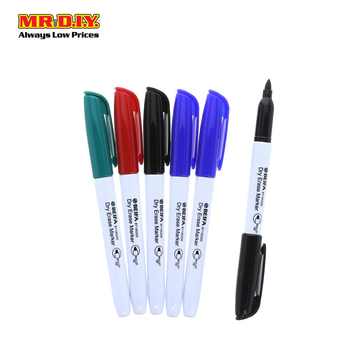 BEIFA White Board Marker  (6 pcs) - Image 2