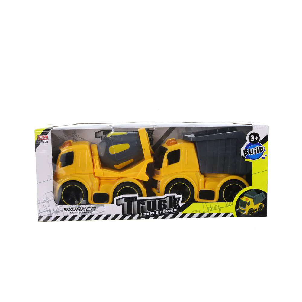 (MR. DIY) BEIYUJIA Toy Truck (2pcs) - Image 3