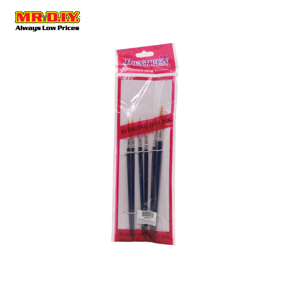 (MR.DIY) Best Pen Water Color Brush (6Pcs) - Image 2