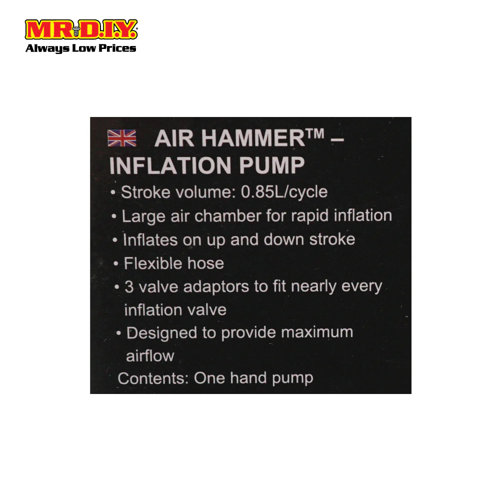BESTWAY Air Hammer Inflation Pump (30cm) - Image 4