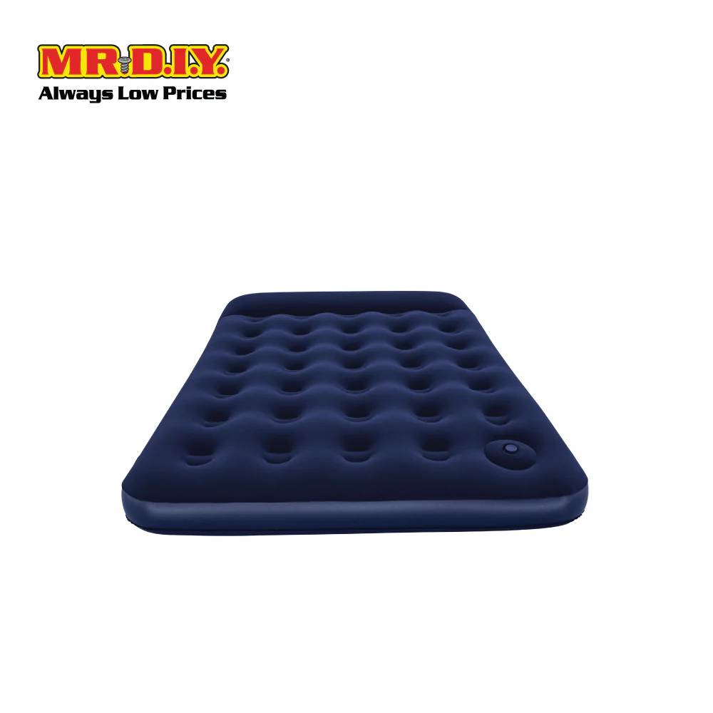 (MR.DIY) BESTWAY Camping Inflatable Air Bed Mattress with Built-in Foot Pump (1.91m x 1.37m x 28cm) - Image 3