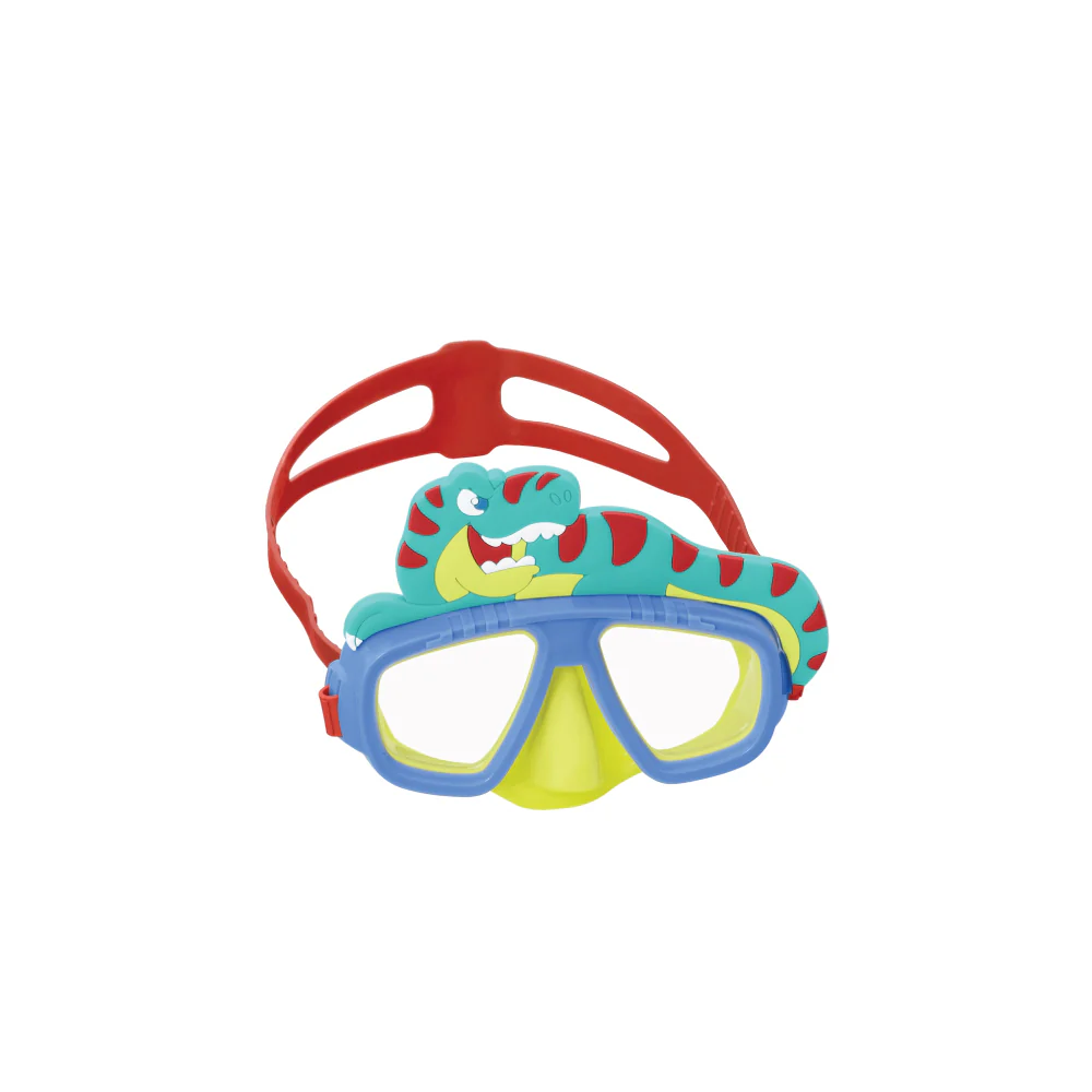 BESTWAY Aquapals UV Protective Scratch Resistant Large Frame Adjustable Child Swimming Mask - Image 5