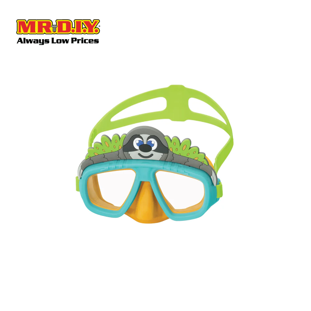 BESTWAY Aquapals UV Protective Scratch Resistant Large Frame Adjustable Child Swimming Mask - Image 7