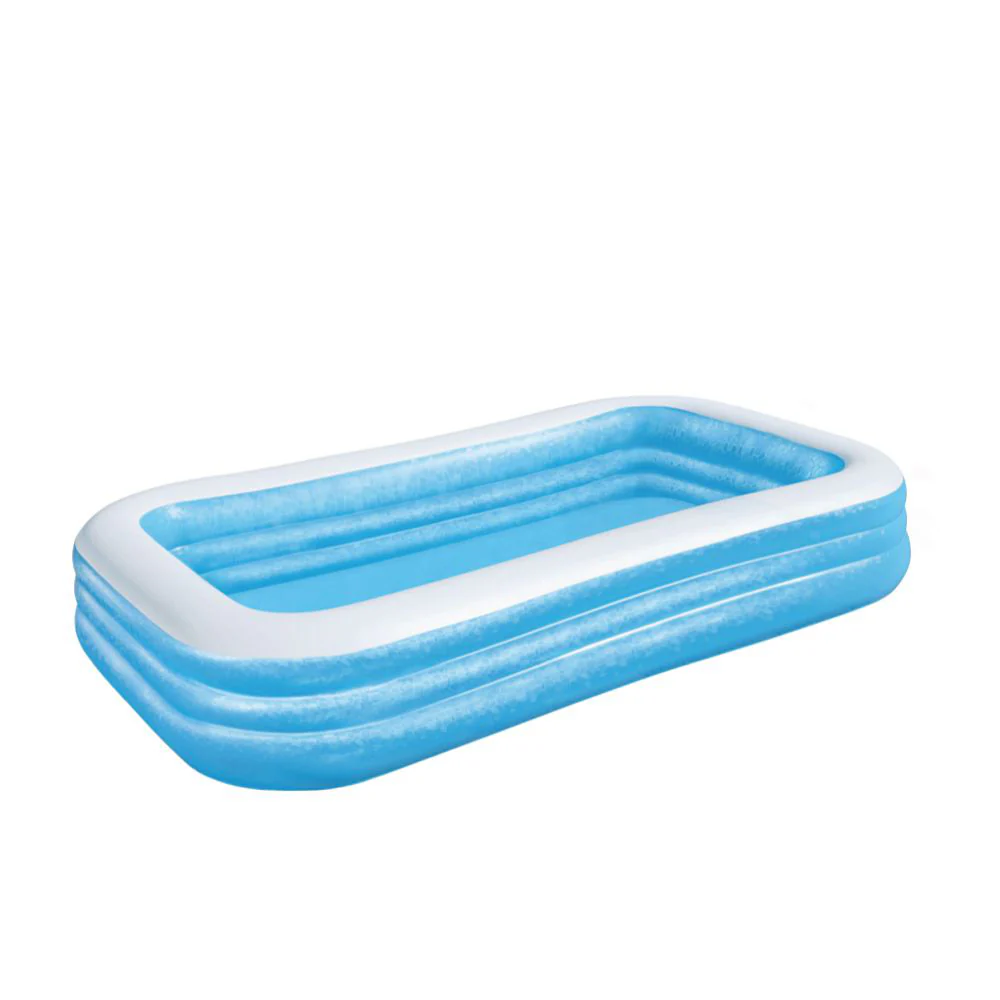 BESTWAY Blue Inflatable Rectangular Swimming Pool (3.05m x 1.83m x 56cm) - Image 5