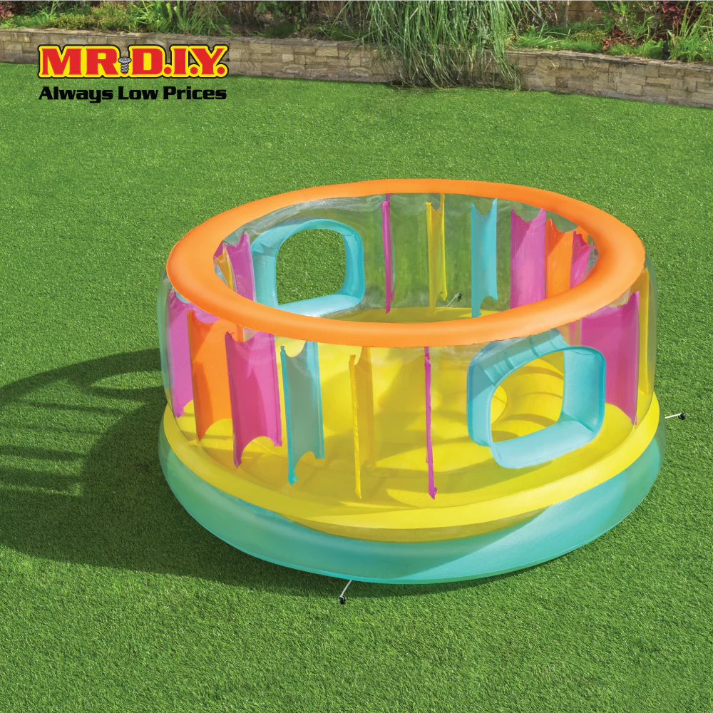 BESTWAY Inflatable Kids Round Bouncejam Bouncer (1.80m x 86cm) - Image 5