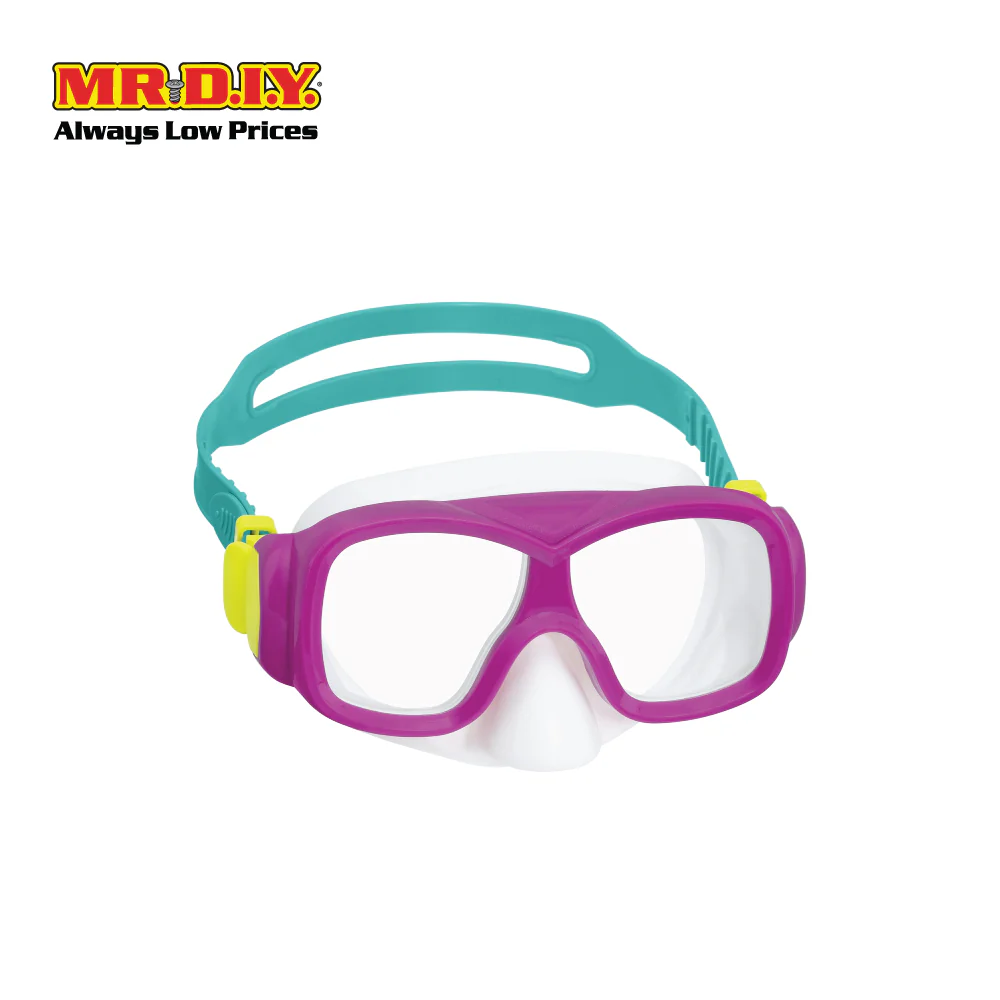 BESTWAY Explora Essential Adjustable Large Frame UV Protective Impact Resistant Youth Swimming Mask - Image 5
