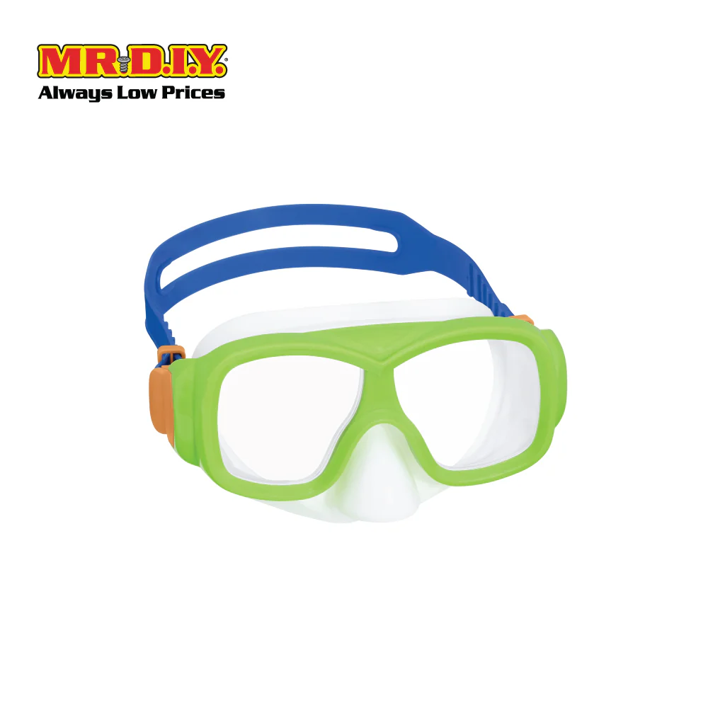 BESTWAY Explora Essential Adjustable Large Frame UV Protective Impact Resistant Youth Swimming Mask - Image 6