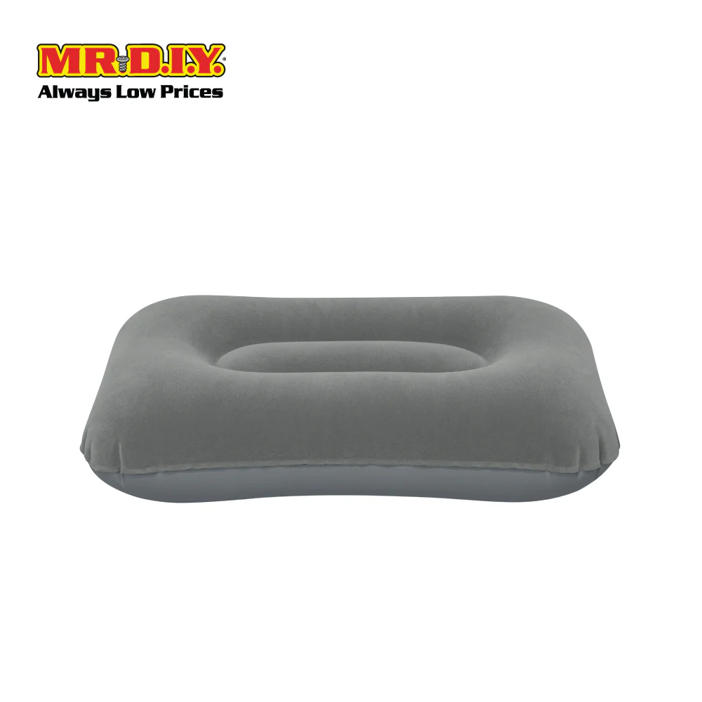 (MR.DIY) BESTWAY Flocked Travel Inflatable Air Sleeping Pillow (42cm x 26cm x 10cm) - Image 4