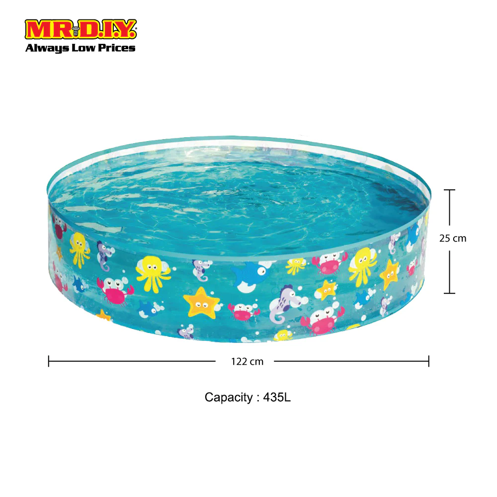 BESTWAY Round Foldable Swimming Pool for Kids (1.22m x 25cm) - Image 3