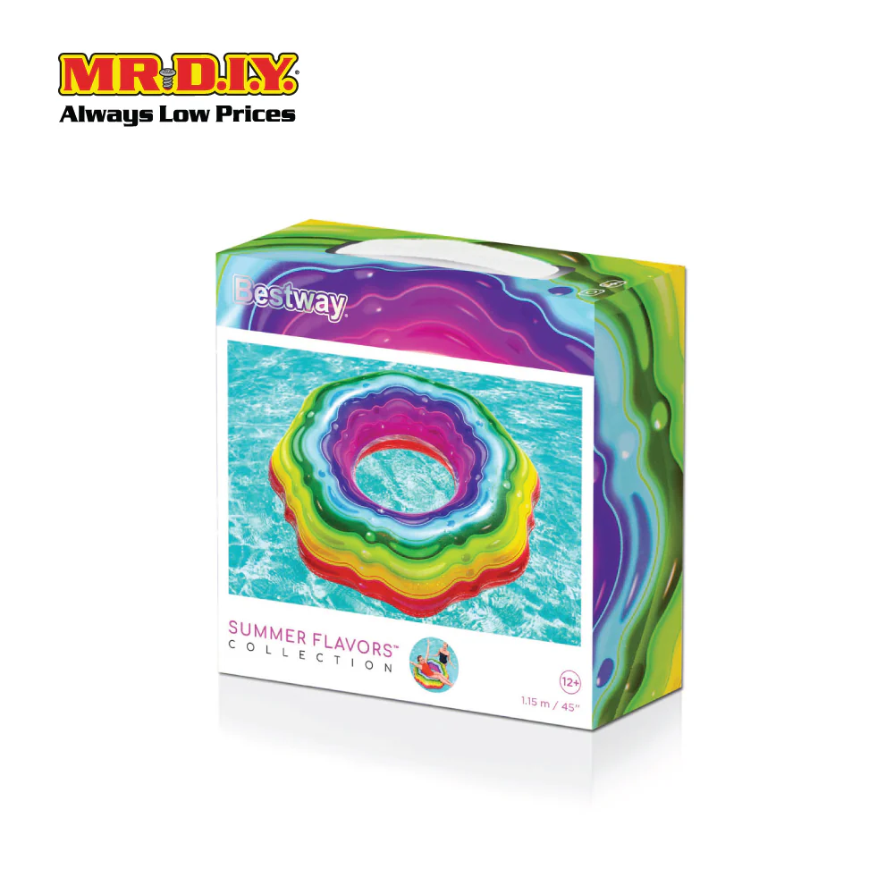 BESTWAY Rainbow Swim Ring (1.15m) - Image 4